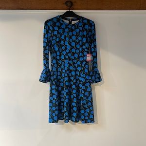 Poetic floral ponte dress